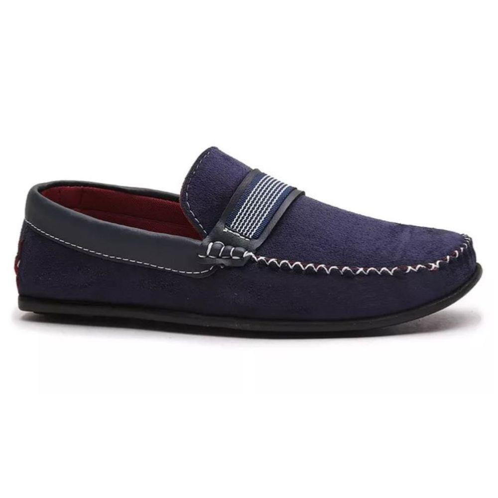 Mocassim Masculino Em Camurça Versátil Ultra Conforto