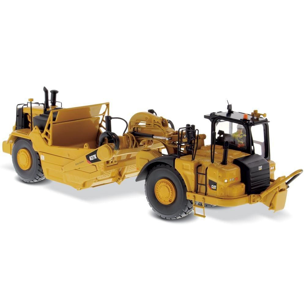 Miniatura Cat Trator Scraper 627K 1/50 Detalhado