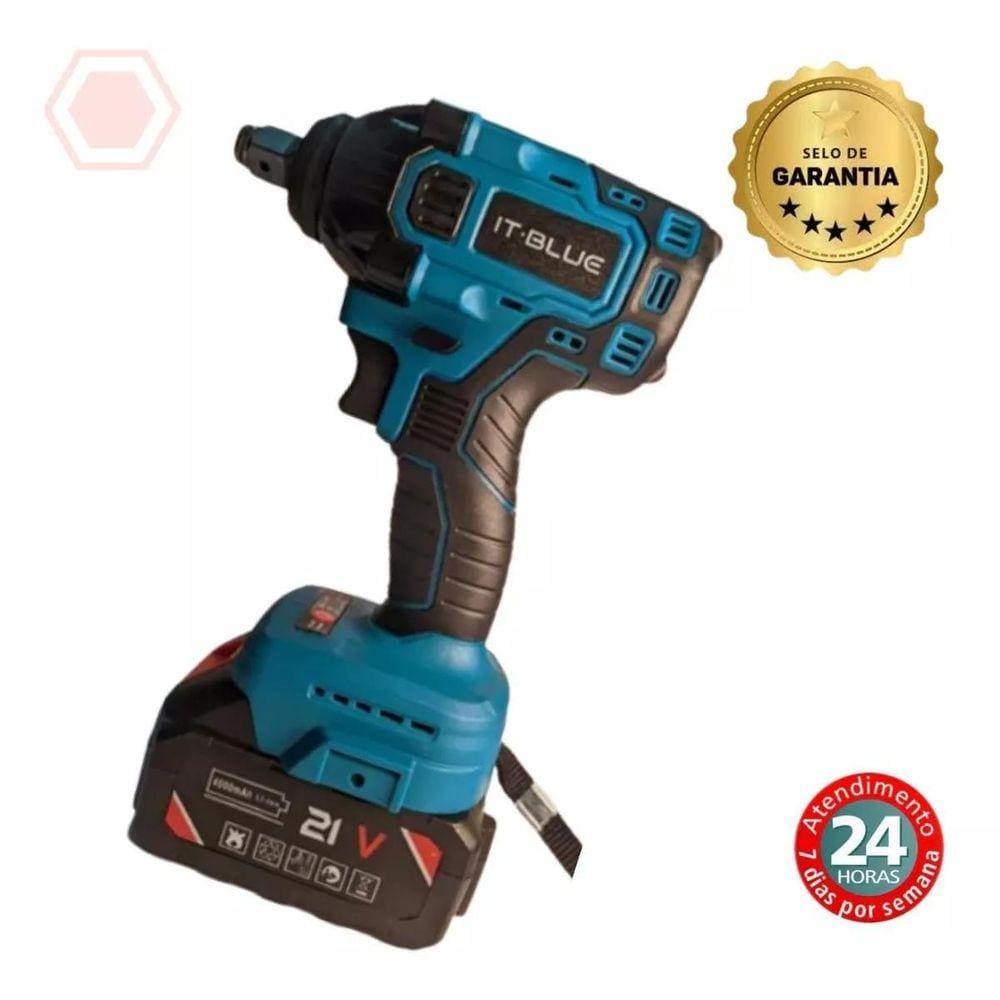 Chave De Impacto Bateria V Brushless Profissional Nakasaki Extra