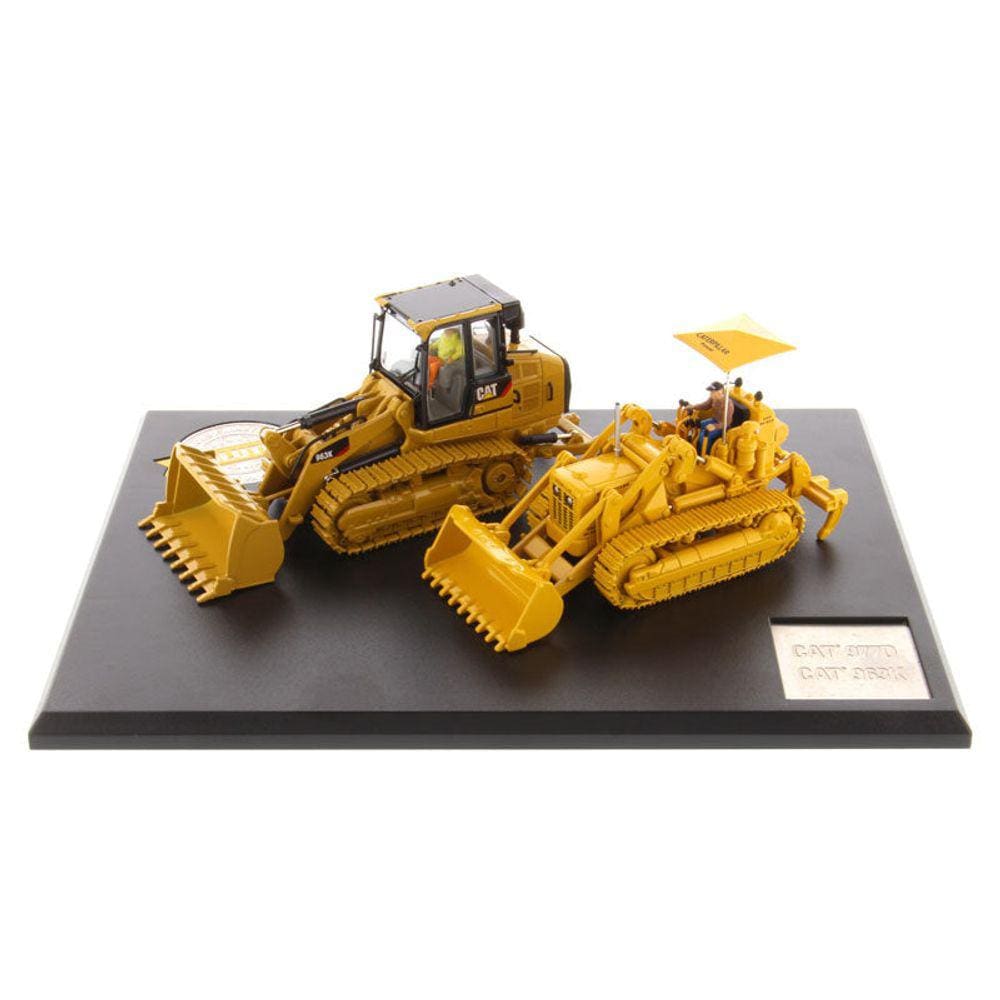 Kit Miniaturas Cat Trator De Esteira 977 & 963K 1/50