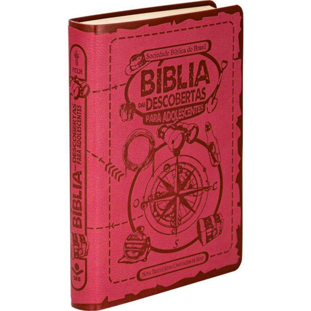 Bíblia das Descobertas para Adolescentes - Rosa