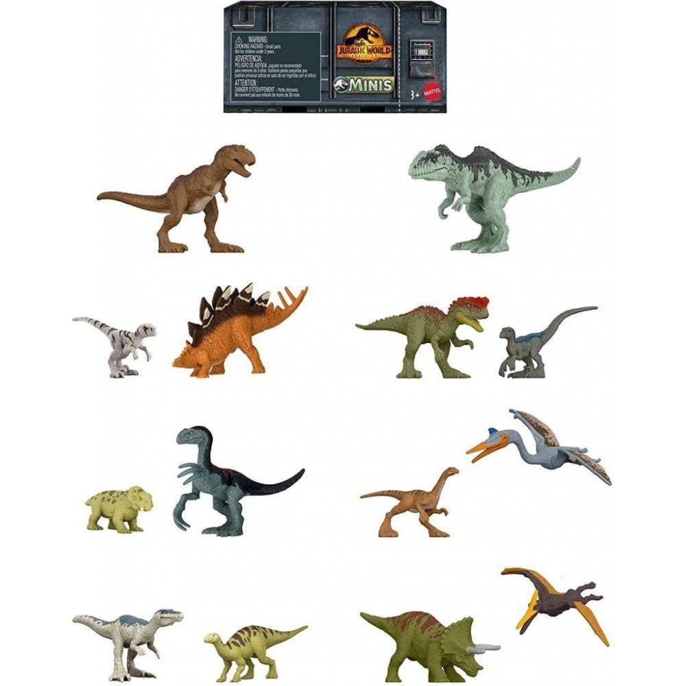 Gwp38 Jurassic World Sortimento Mini Dino Figuras Colecionáveis