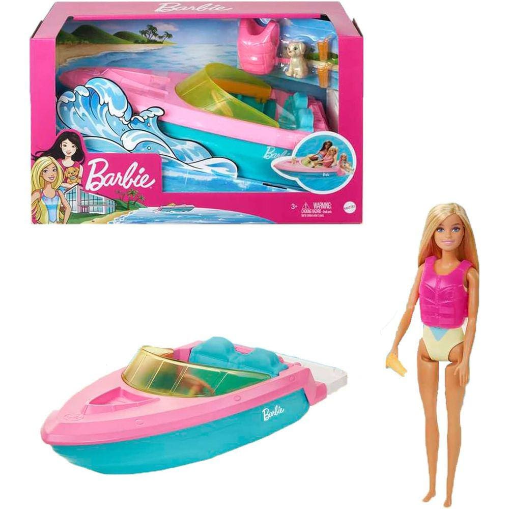 Grg30 Barbie Boneca Barco