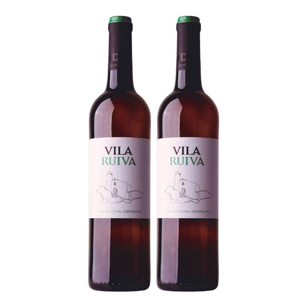 Kit 2 Vinhos Vila Ruiva Branco Portugal 750Ml