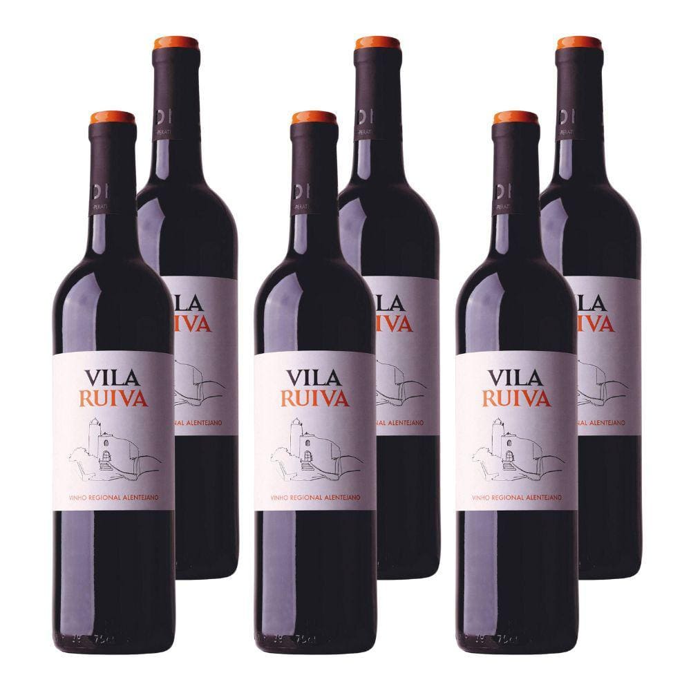 Kit 6 Vinhos Vila Ruiva Tinto Portugal 750Ml