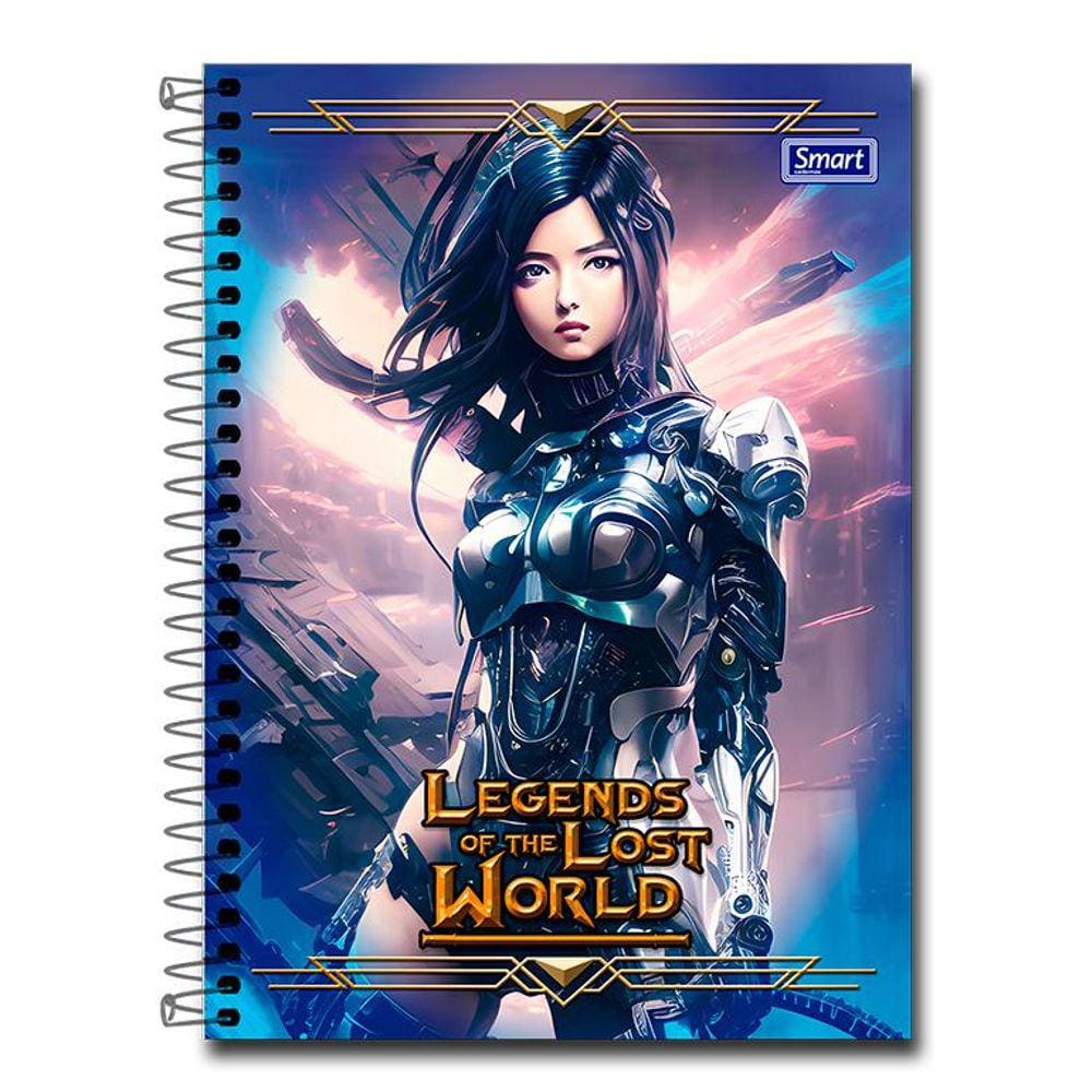 Caderno Universitário CD LEGENDS 15MT 240fl - SMART