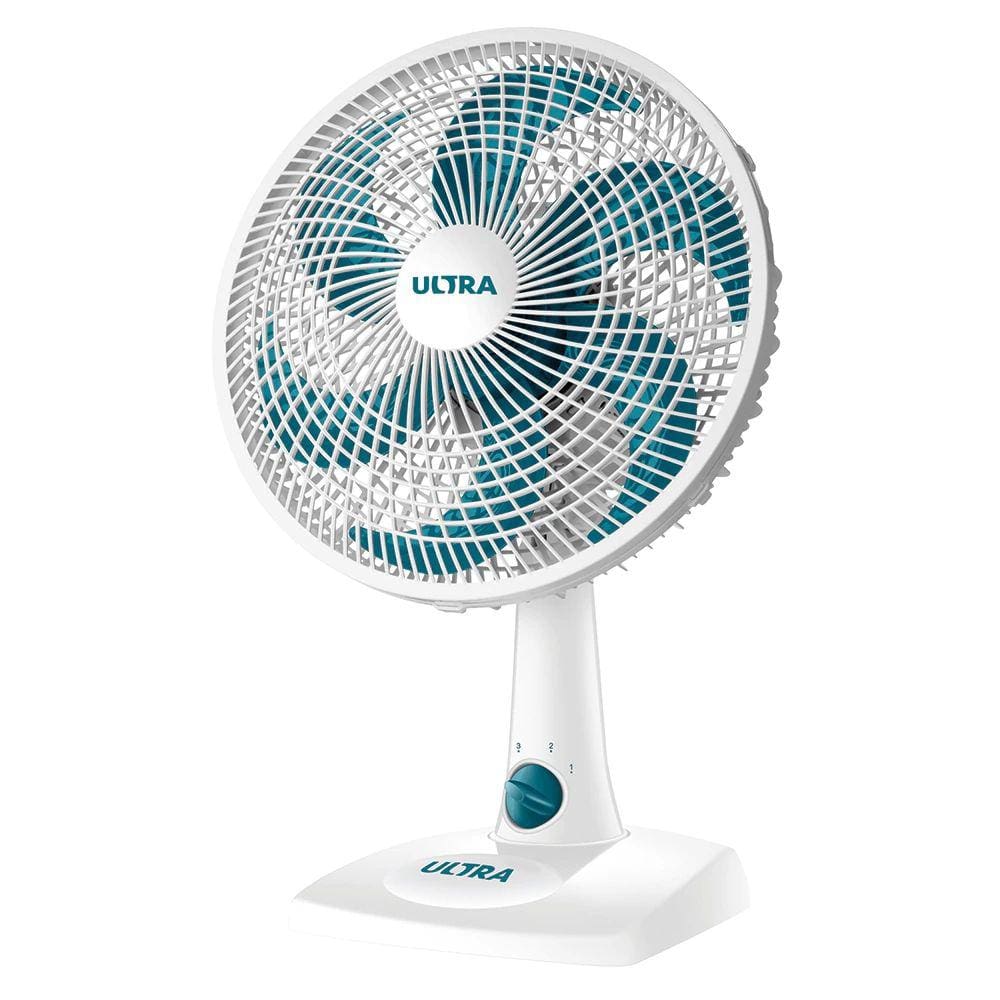 Ventilador de Mesa e Parede Mondial Ultra V-30-6P 30cm com 6 Pás e 3 Velocidades - Branco/Azul 110 v