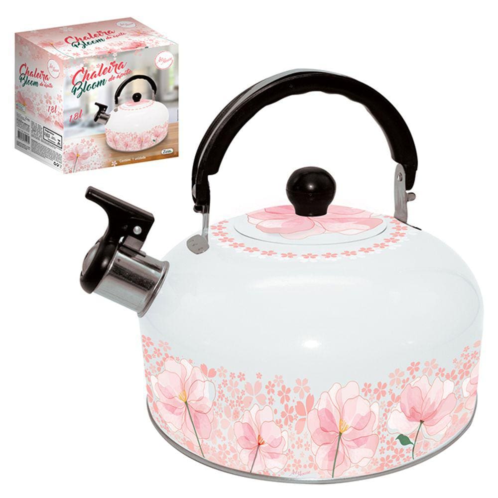 Chaleira Inox com Apito Bloom 1,8 L