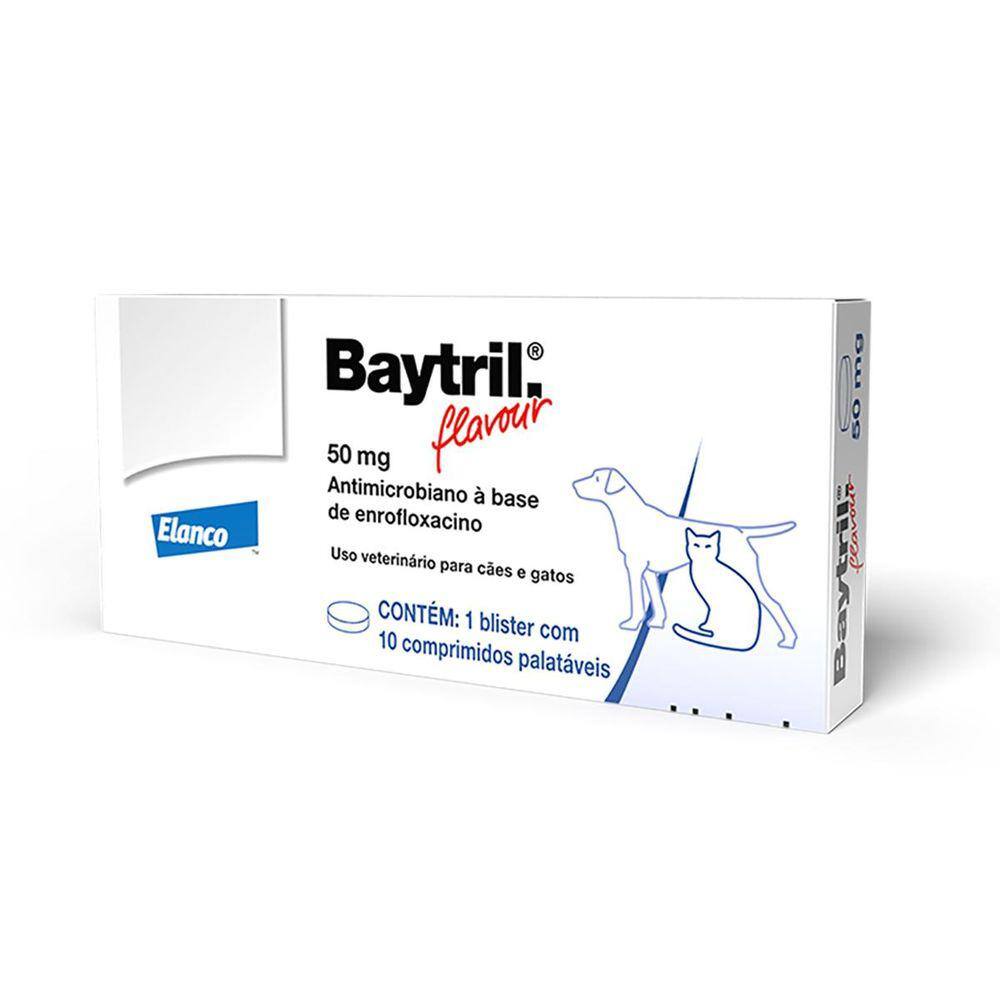 Baytril Flavour Caes E Gatos 50Mg Bayer
