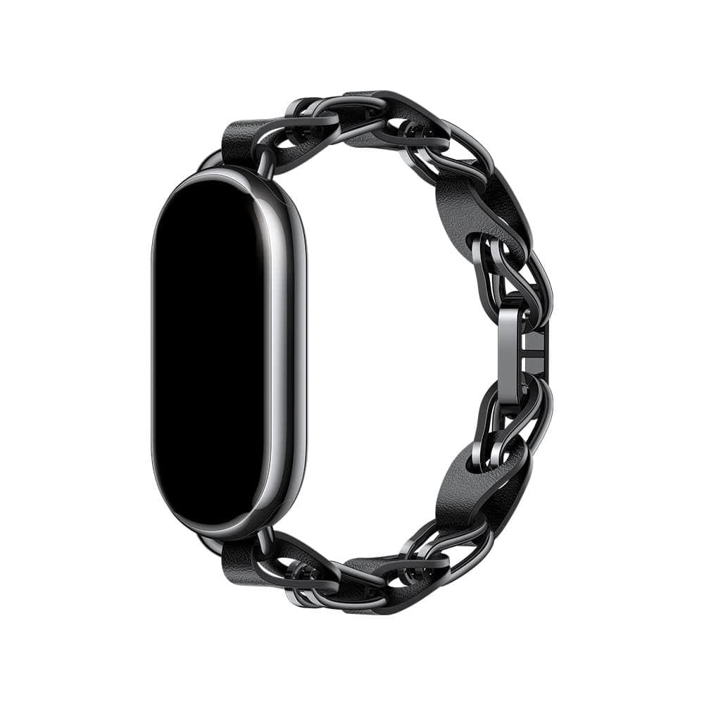 Bracelete Trançado De Metal Para Xiaomi Smart Band 8