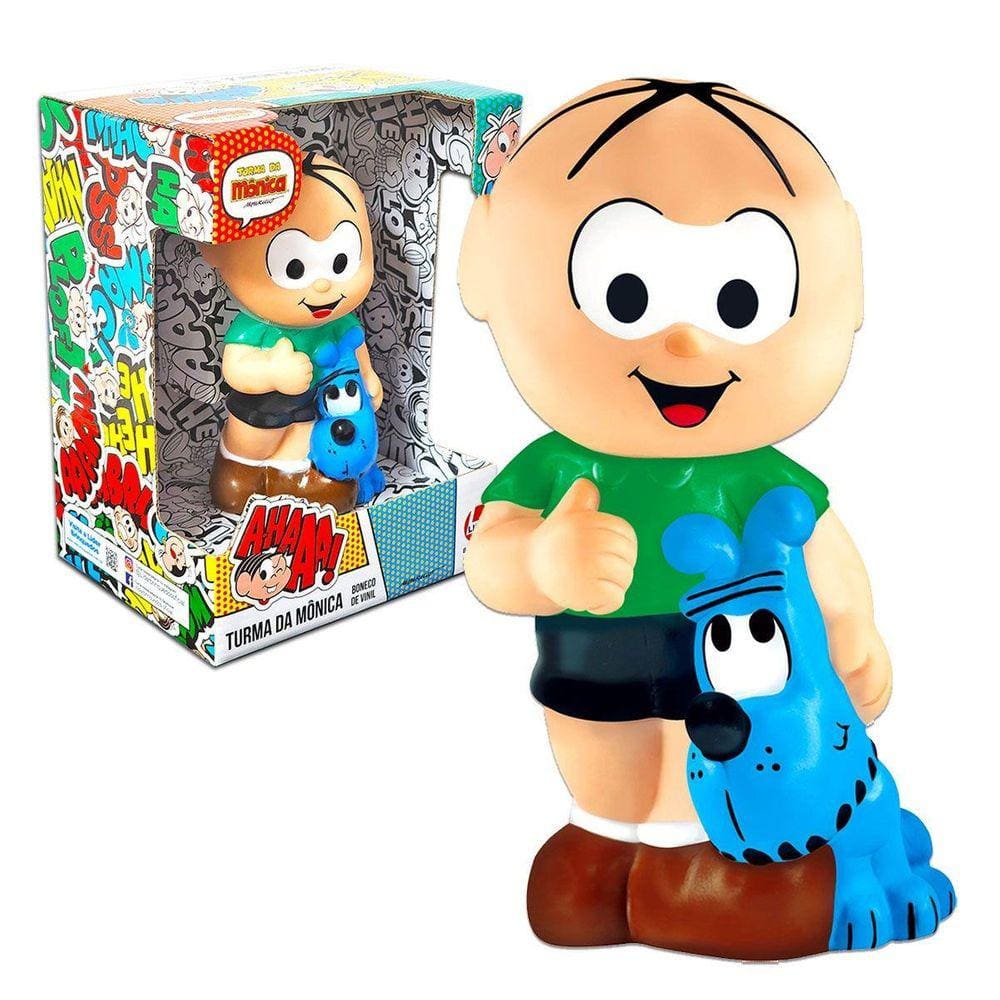 Boneco De Vinil Cebolinha Turma Da Monica Lider Brinquedos