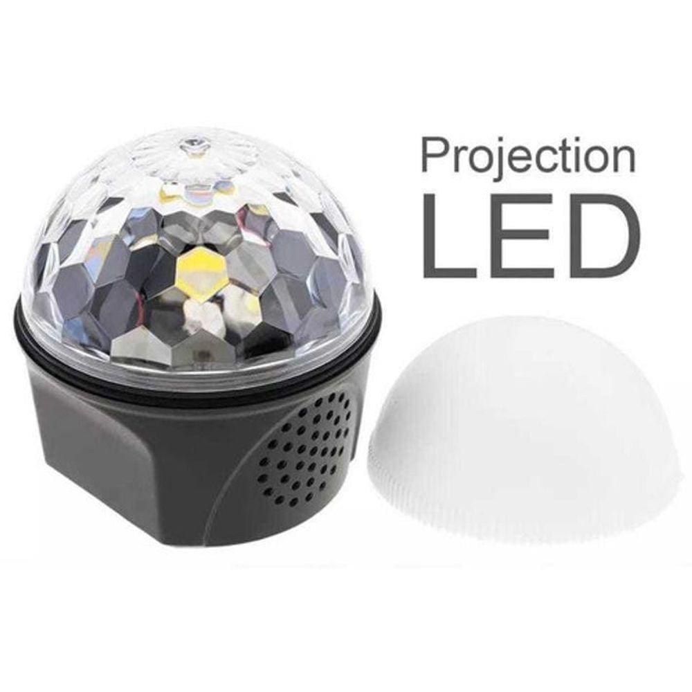 Luz De Festa Led Rgb Bola De Cristal Controle Remoto