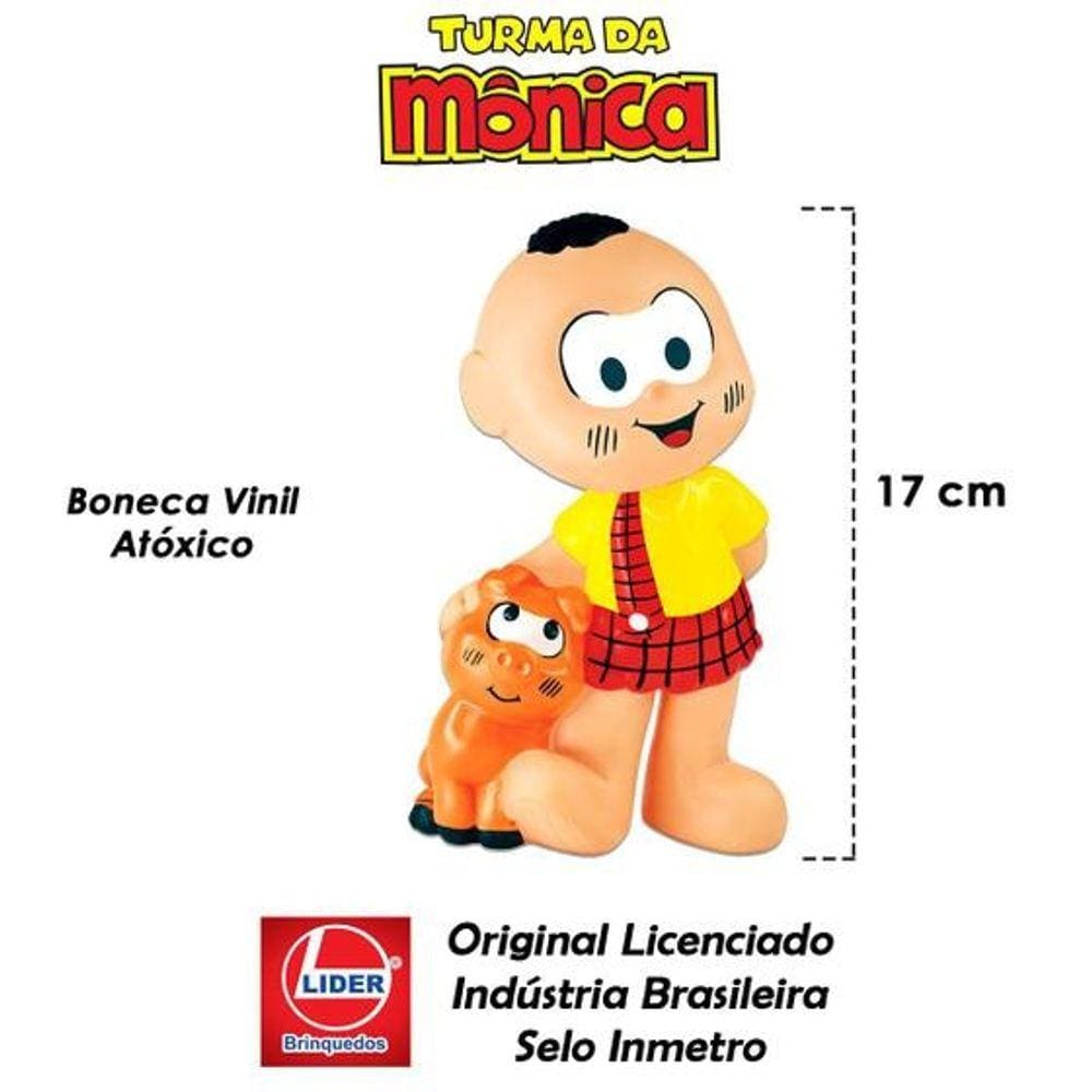 Boneco Cascão Macio Turma Da Mônica Brinquedo Infantil Baby