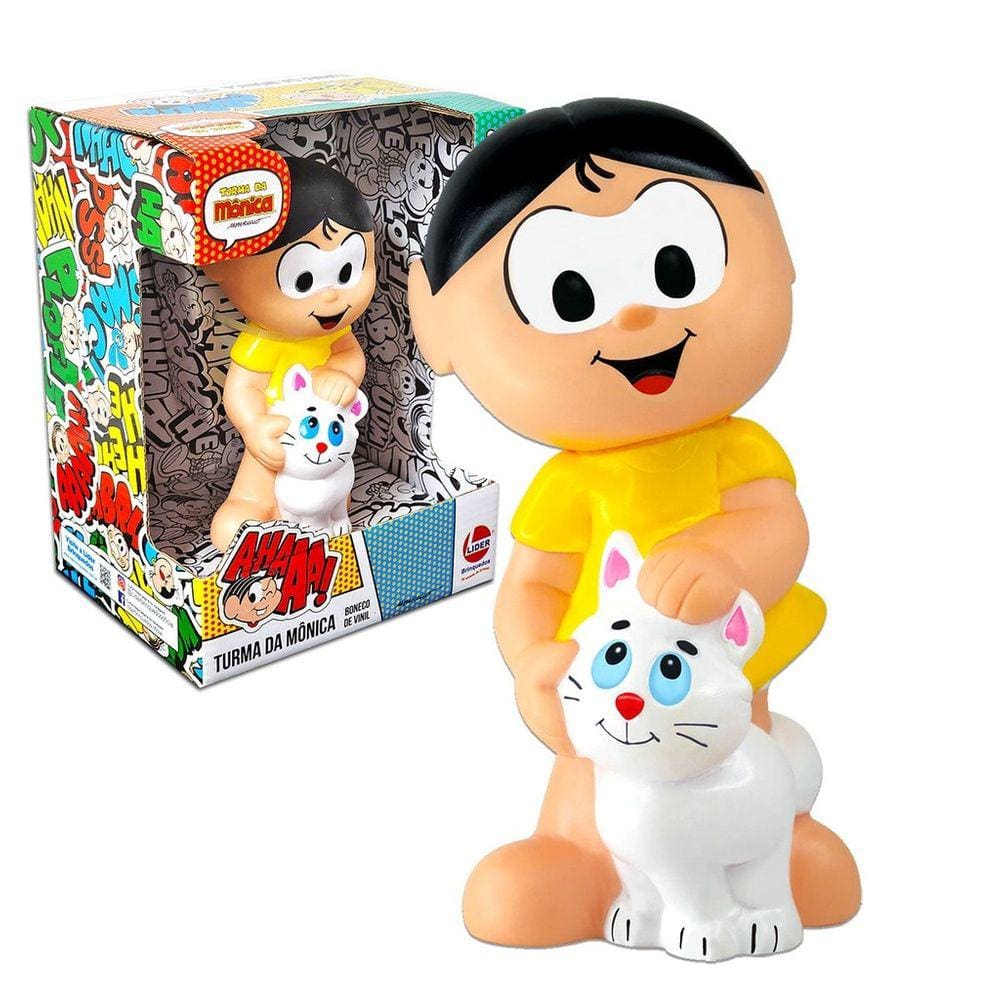 Boneco De Vinil Magali Turma Da Monica Lider Brinquedos