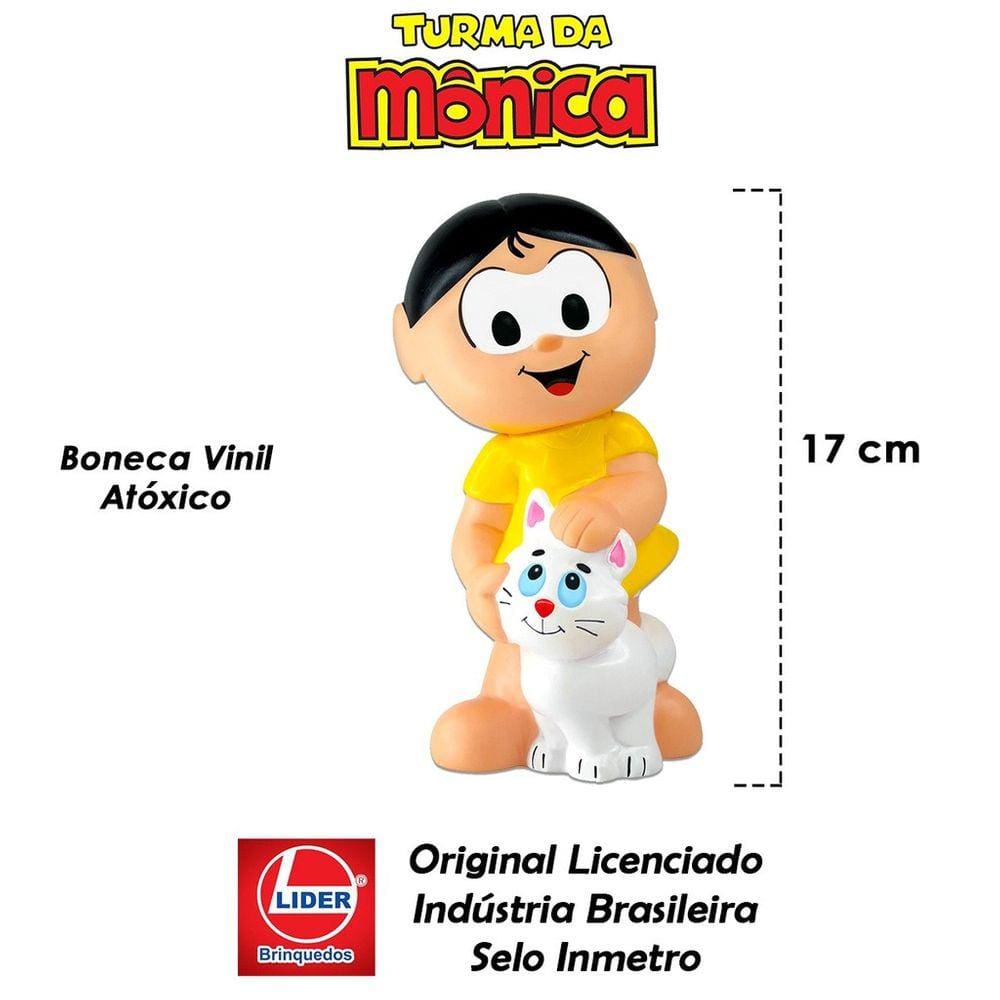 Brinquedo Infantil Baby Boneca Magali Macia Turma Da Mônica
