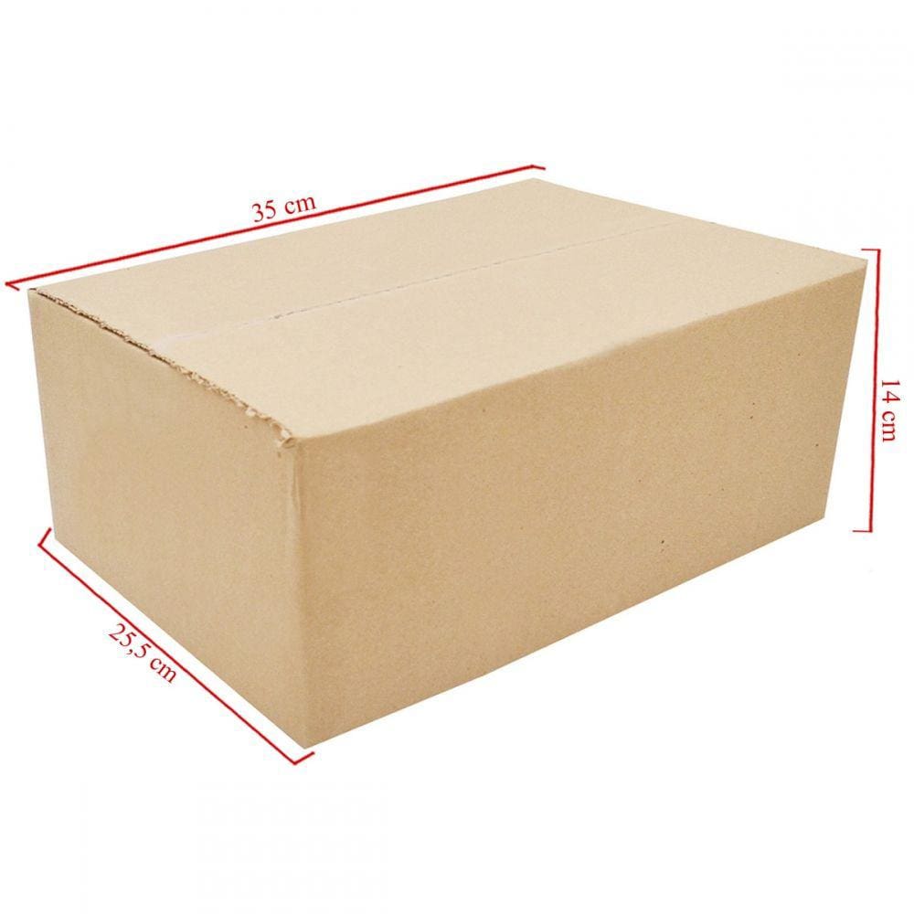 Caixa Para Correios Em Papelão 20 Unidades Embalagens 35cm x 25.5cm x 14cm