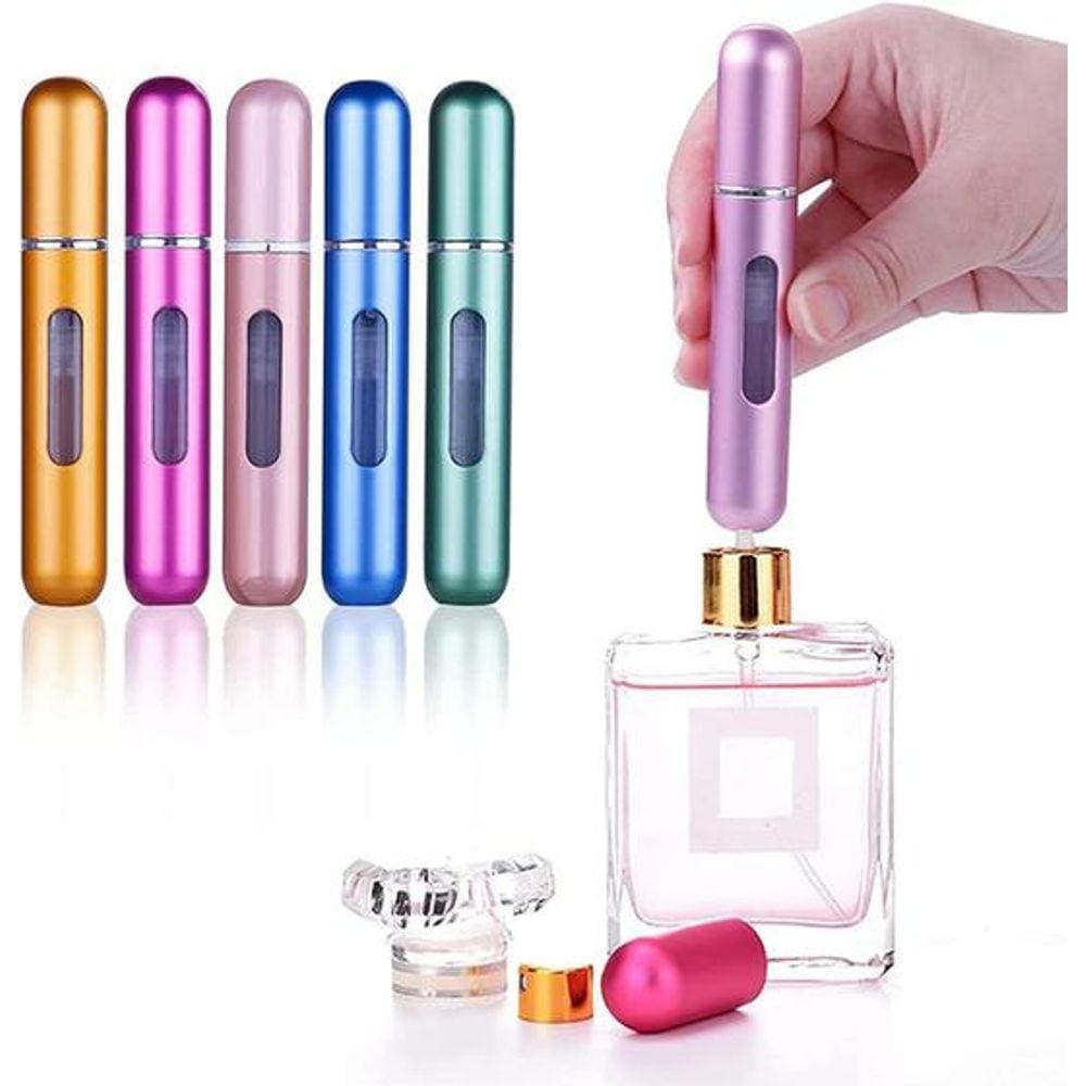 Mini Frasco Porta Perfume Recarregável Bolsa Viagem 8ml