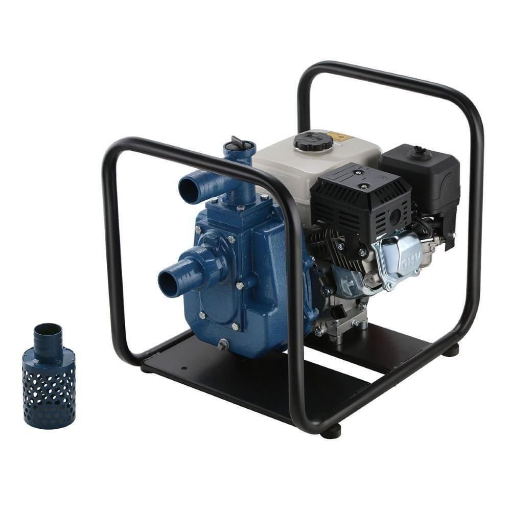 Motobomba Autoescorvante à Gasolina 2`` 5,5cv Ferro Fundido Partida Manual B4t-710 Fe Branco