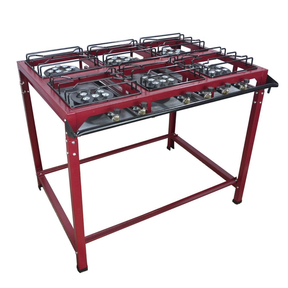 Fogão 6 Bocas Roa Caulim Vinho - 500.583