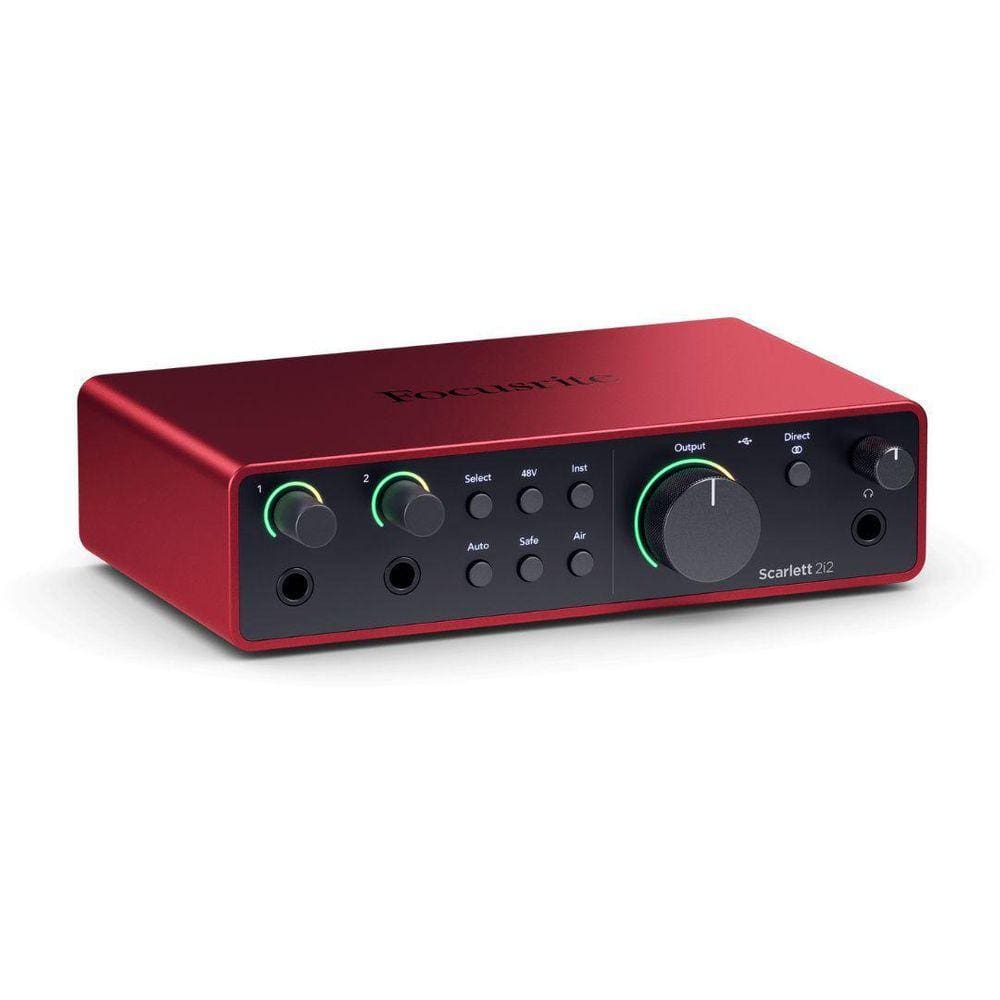 Interface De Áudio Focusrite Scarlette 2I2 4Th