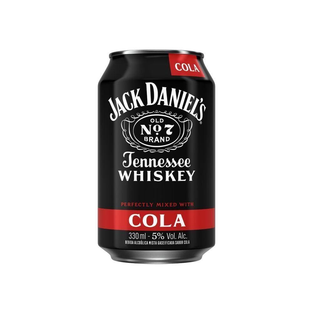 Bebida Alcoólica Whiskey Jack Daniel`s Nº7 Cola Lata 330ml