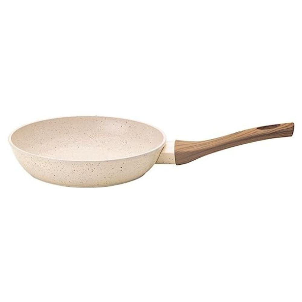 Frigideira de Alumínio Ceramica Antiaderente 24Cm Fundo Triplo Indução Mimo Style Linha Mármol Cook Panela Avulsa