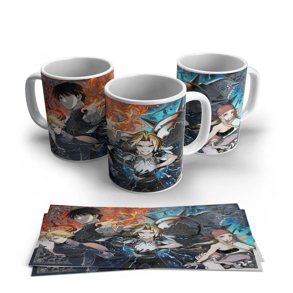 Caneca Fullmetal Alchemist Modelo 18