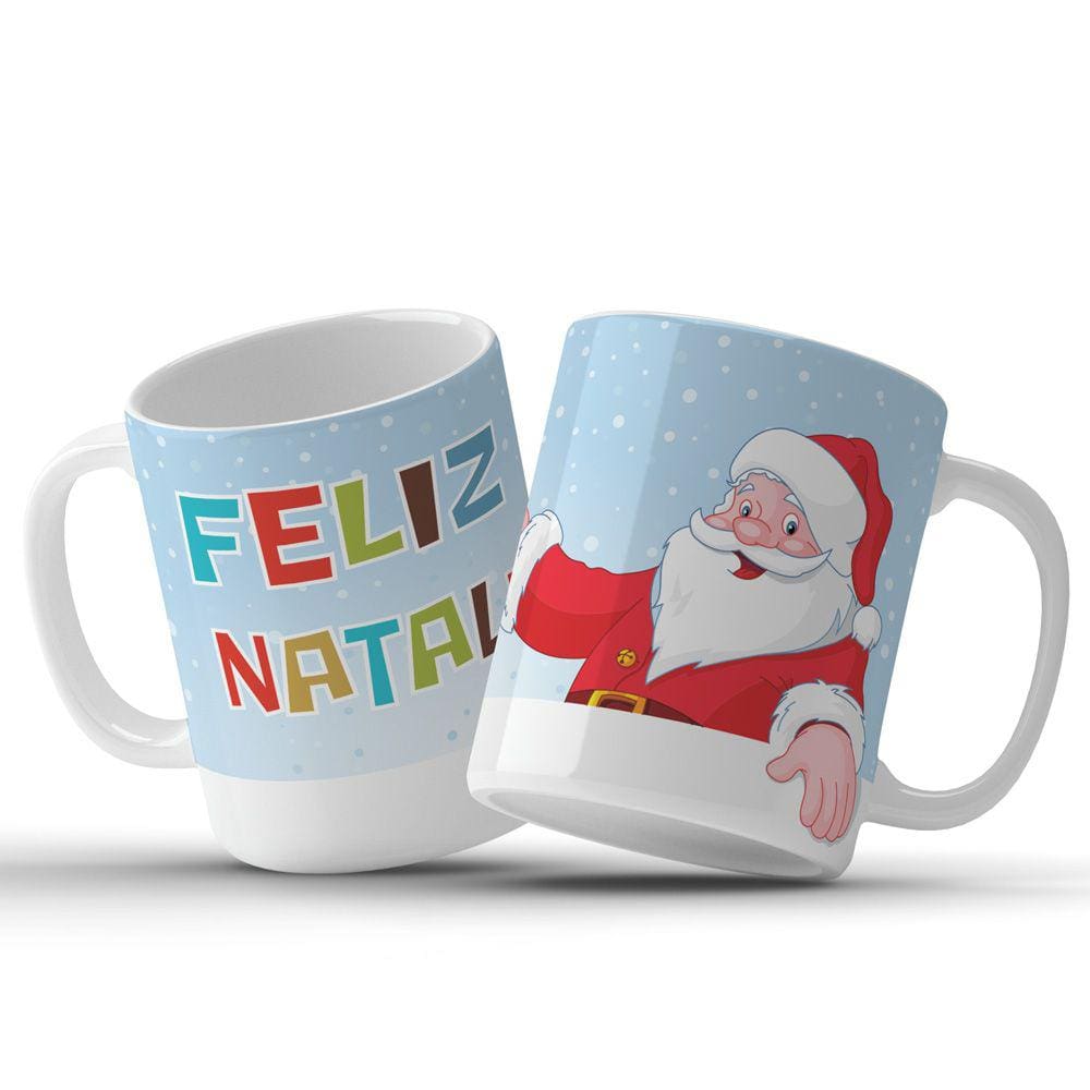 Caneca Feliz Natal Caneca decoração de Natal