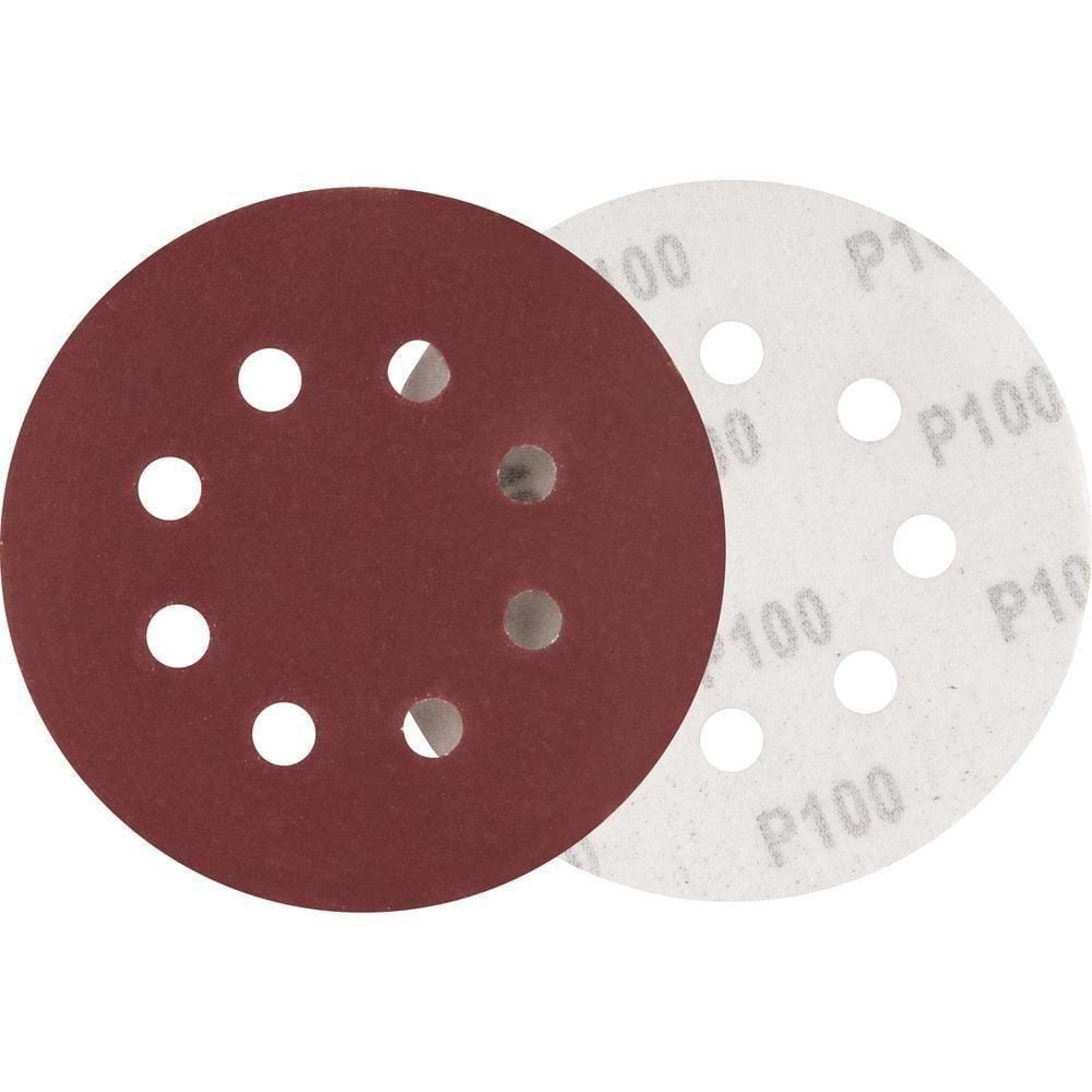 Disco De Lixa C/ Costado Em Pluma 125Mm G100 10 Peças Vonder