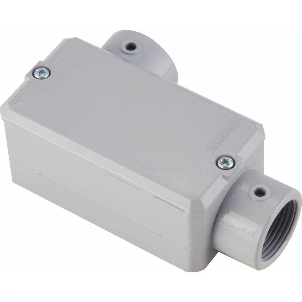 Condulete Fixo 1” Tipo ”ll” - Com Tampa / Rosca Bsp / Com Pintura Eletrostática A Pó Tramontina