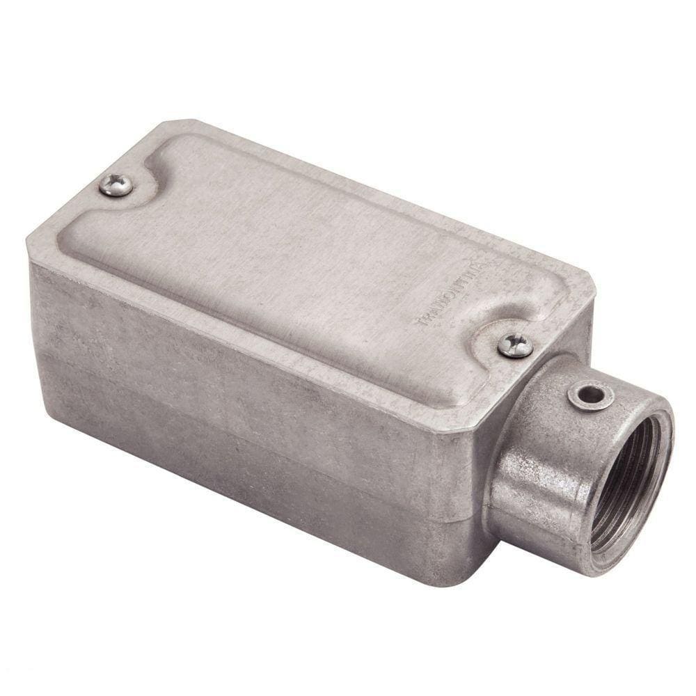 Condulete Fixo 1/2&quot; Tipo &quot;e&quot; - Com Tampa / Rosca Bsp / Sem Pintura Tramontina