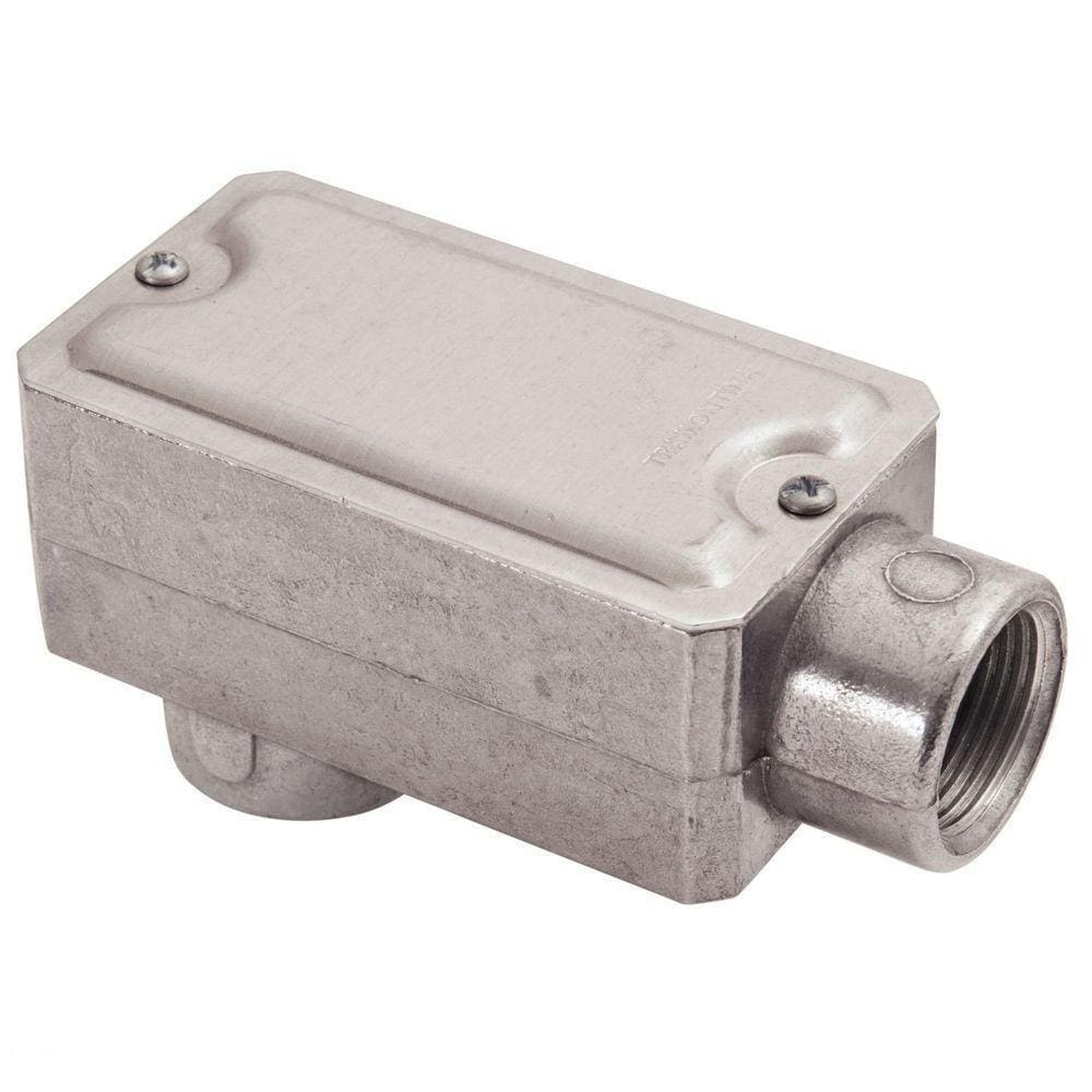 Condulete Fixo 1/2" Tipo "lb" - Com Tampa / Rosca Bsp / Sem Pintura Tramontina
