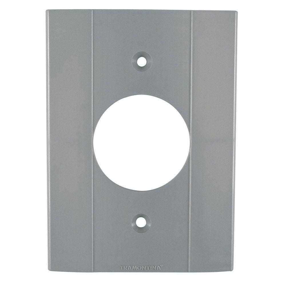 Tampa 1 Posto Redondo Para Conduletes Plastibox Tramontina