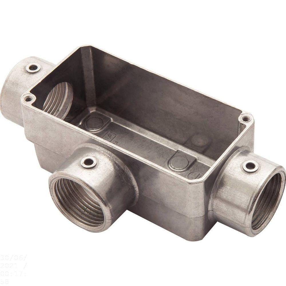 Condulete Fixo 1” Tipo ”t” - Sem Tampa / Rosca Bsp / Sem Pintura Tramontina