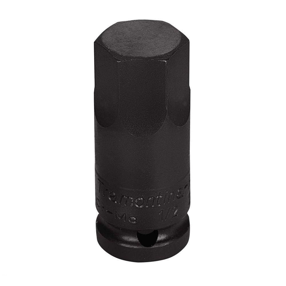Soquete De Impacto Ponta Hexagopnal Em Aço Cromo Molibdênio 21 Mm - Encaixe 1/2`` Tramontina