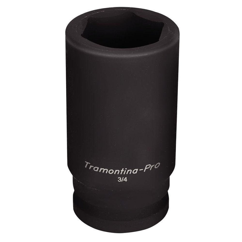 Soquete De Impacto Sextavado Longo Em Aço Cromo Molibdênio 32 Mm - Encaixe 3/4`` Pro