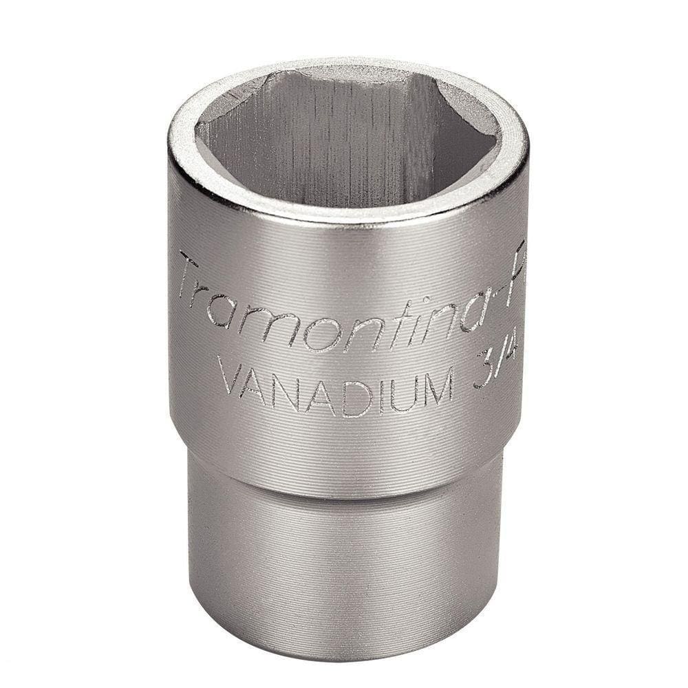 Soquete Sextavado Em Aço Cromo Vanádio 28 Mm - Encaixe 3/4” Tramontina