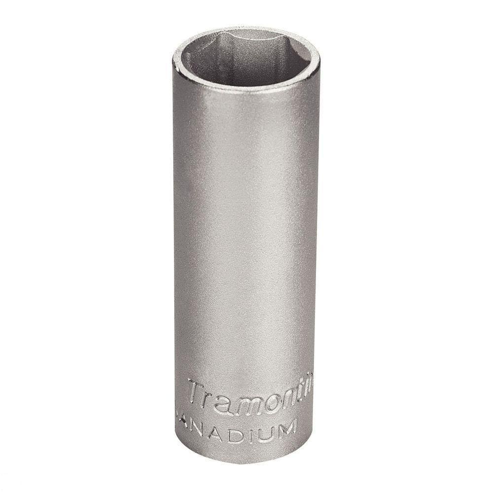 Soquete Sextavado Longo Em Aço Cromo Vanádio 18 Mm - Encaixe 1/2” Tramontina Pro Tramontina
