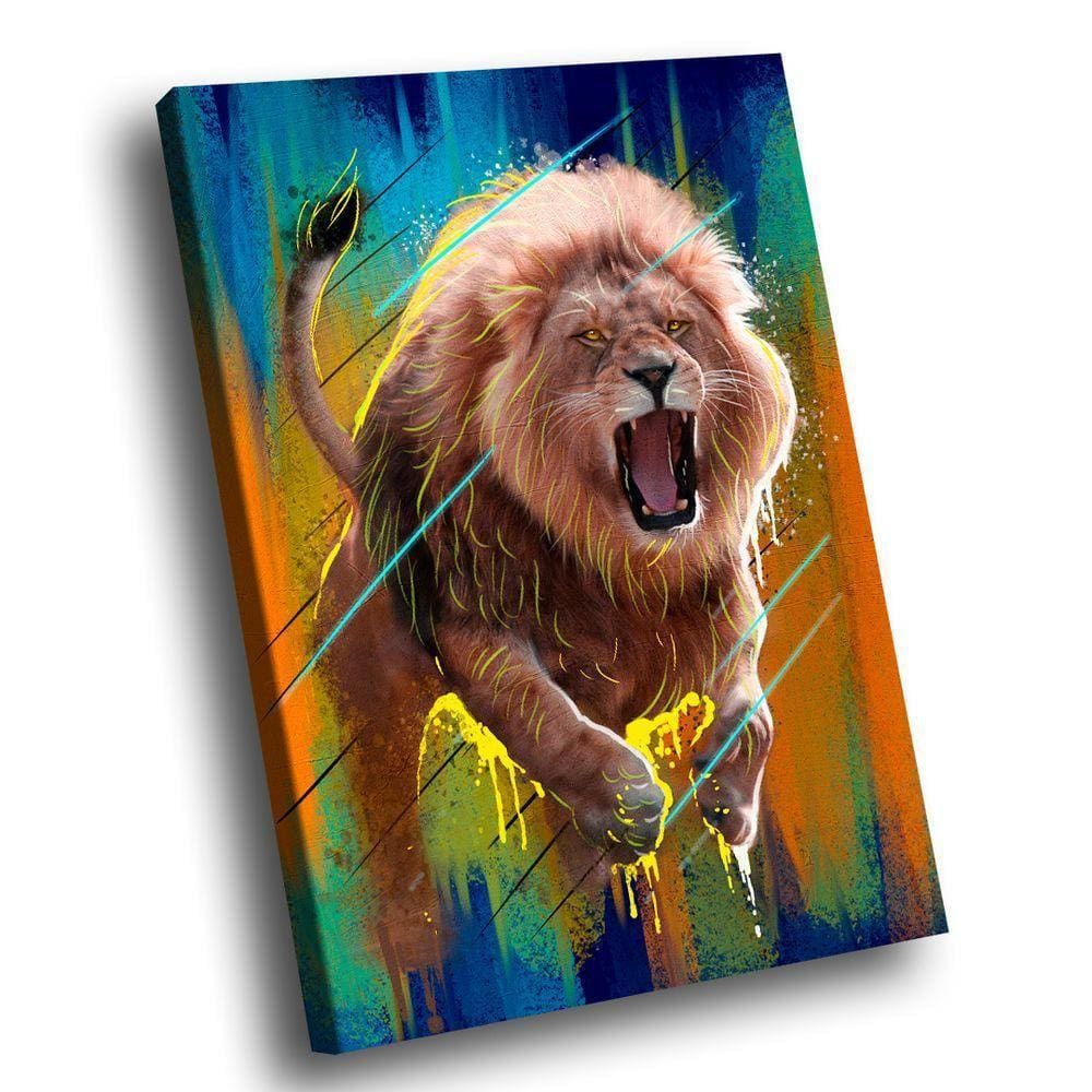 Quadro Blue Lion Br Artes Pequeno 60x40