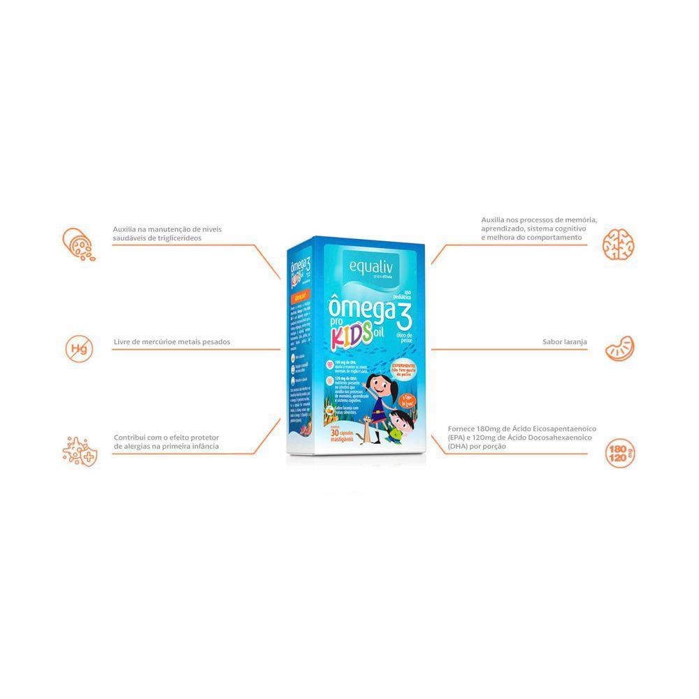 Omega 3 Pro Kids Oil C/30 Caps
