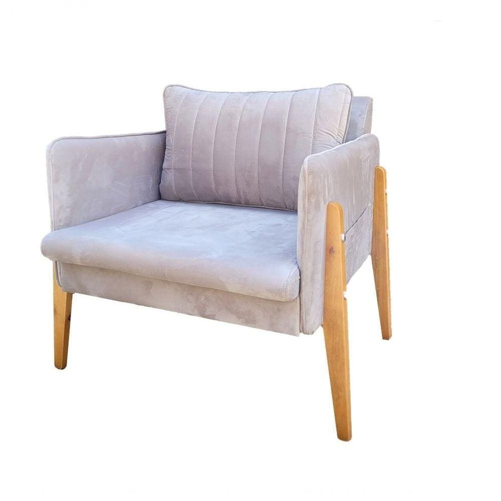 Poltrona Decorativa Luxo Milão Dora Bela 0121 New