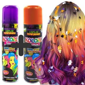 Tinta Temporária para Cabelo Roxo Neon - 135ml