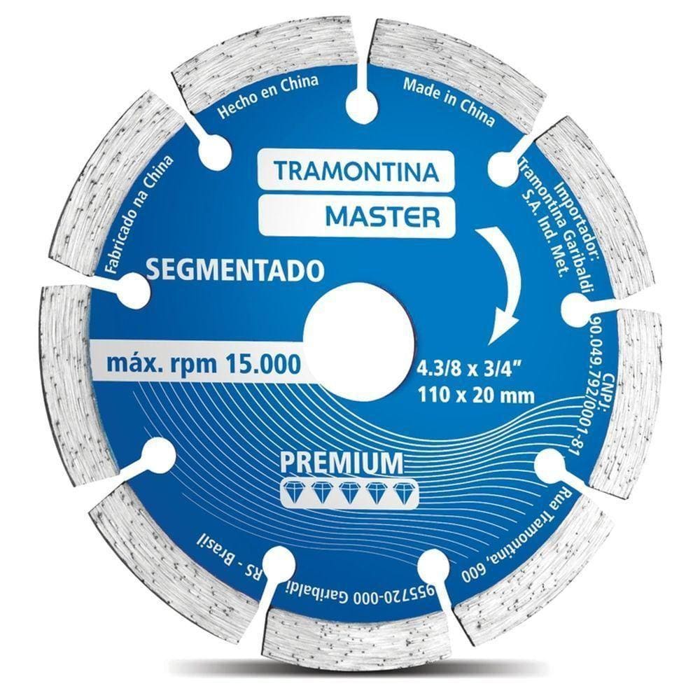 Disco Diamantado Segmentado 4.3/8” Tramontina Premium Tramontina