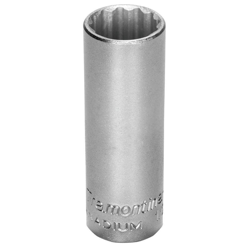 Soquete Estriado Longo Em Aço Cromo Vanádio 13/16” - Encaixe 1/2” Tramontina Pro Tramontina