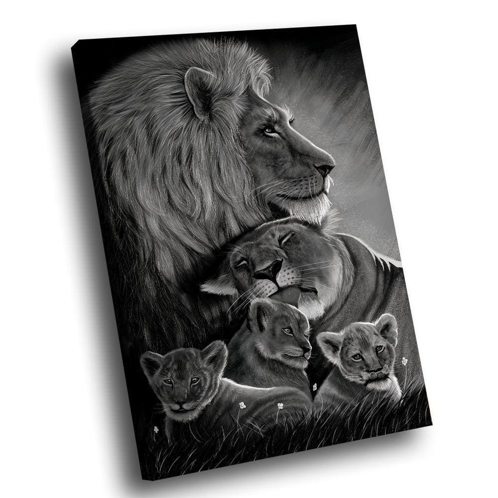 Quadro Família Abençoada Br Artes Pequeno 60x40