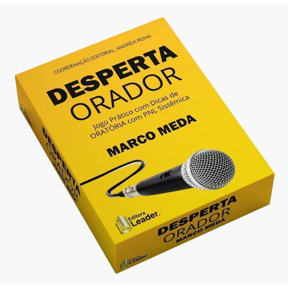 Jogo Desperta Orador - Autor Marco Meda - 80 Cartas
