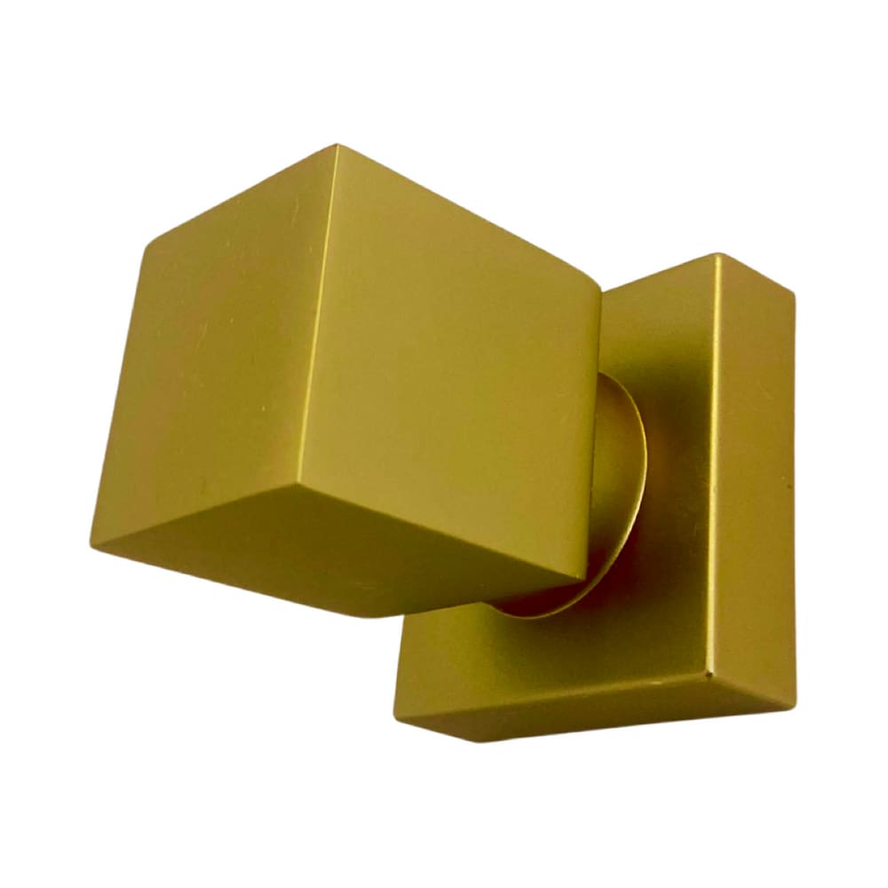Acabamento Quadrado Registro Dourado Fosco Metal Padrão Deca