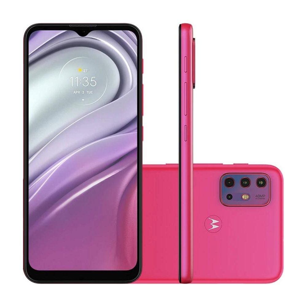 Usado: Motorola Moto G20 64GB Pink Muito Bom - Trocafone