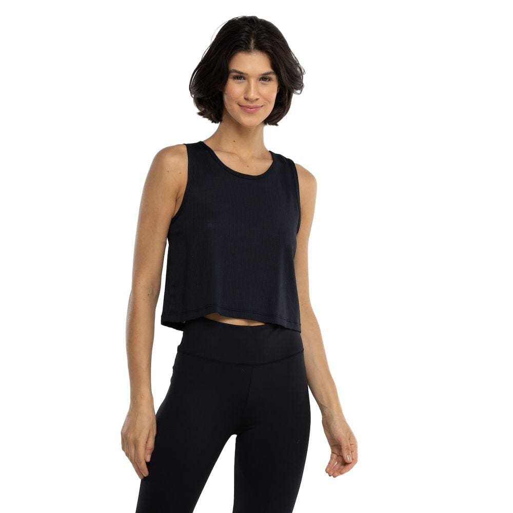 Camiseta Regata Cropped Feminino Oxer Telada