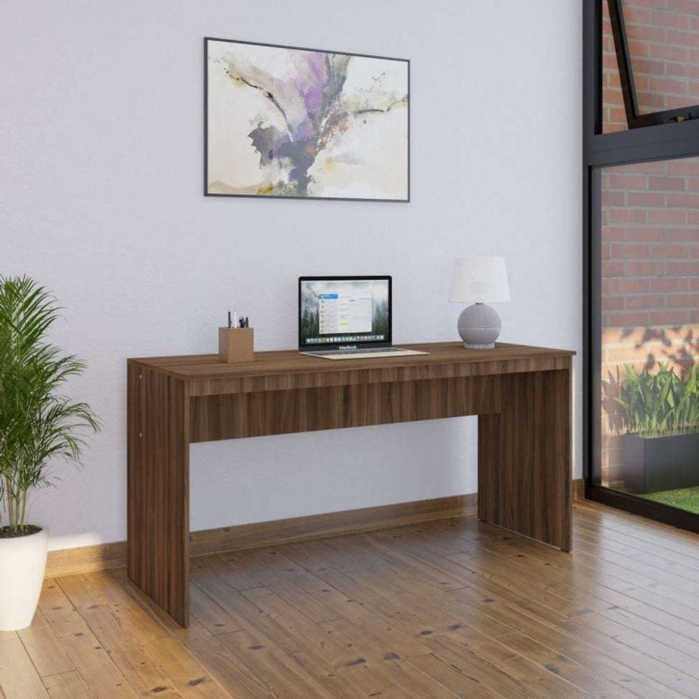 mesa de escritório diretor nogal 150 cm